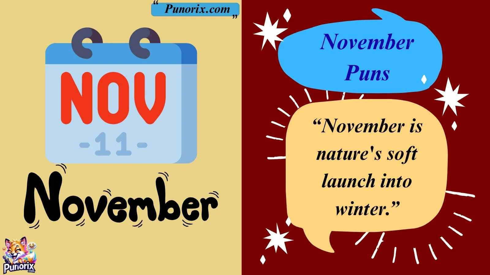 November Puns