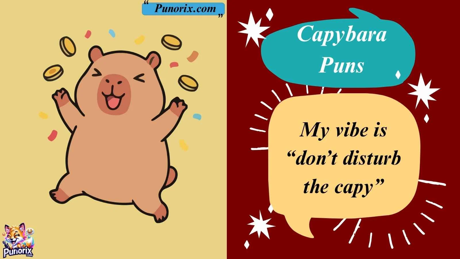 Capybara Puns